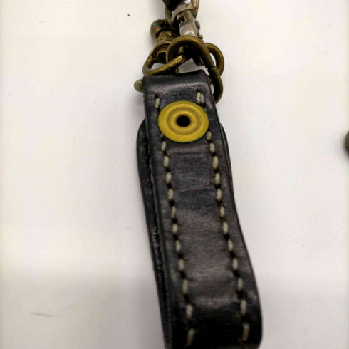 黒羽 レザー ウォレットチェーン メンズ