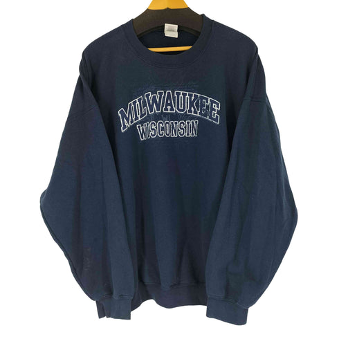 ギルダン GILDAN フロントプリントクルーネックスウェット メンズ 2XL