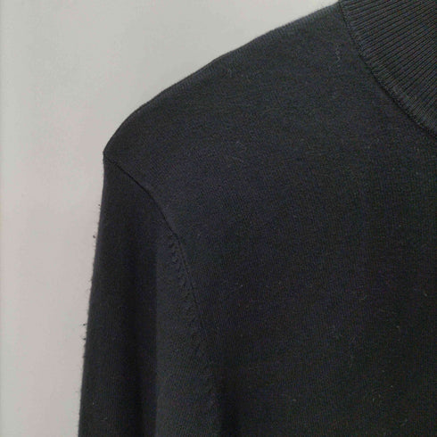アルマーニジーンズ ARMANI JEANS ダブルジップ 比翼デザイン ドライバーズニット メンズ JPN:S