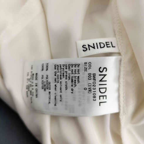 スナイデル snidel 23SS スリーブボリュームジャガードワンピース レディース JPN:0