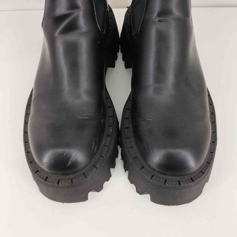 ザラ ZARA トラックソールアンクルブーツ レディース EUR:37