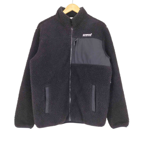 サンルーフ sunroof classic logo boa fleece jacket メンズ L