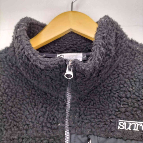 サンルーフ sunroof classic logo boa fleece jacket メンズ L