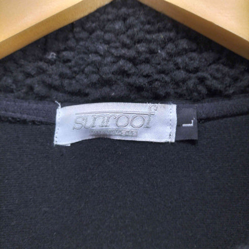 サンルーフ sunroof classic logo boa fleece jacket メンズ L