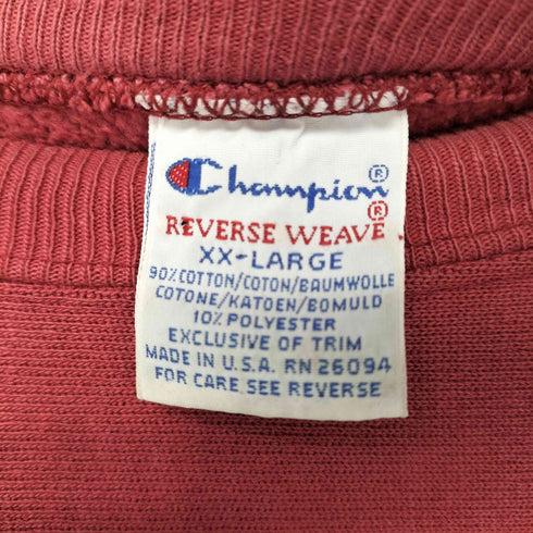 チャンピオン Champion 90S REVERSE WEAVE カレッジロゴスウェット メンズ XXL