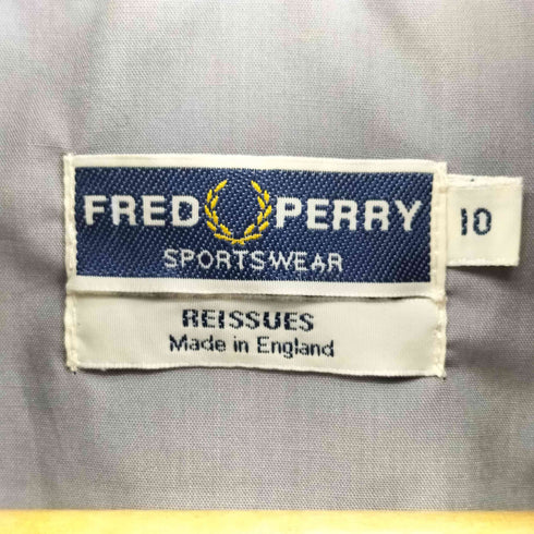 フレッドペリー FRED PERRY SPORTSWEAR REISSUES 英国製 ジップアップブルゾン レディース UK:10