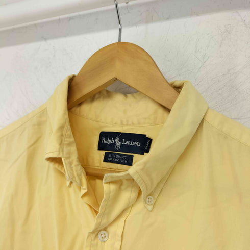 ラルフローレン RALPH LAUREN 90S ボタンダウン BIG SHIRT 裾ポニー メンズ import:L