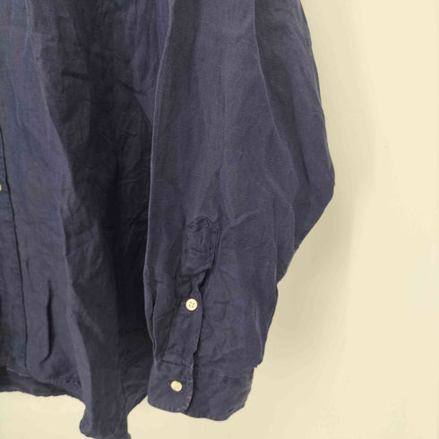 ラルフローレン RALPH LAUREN 90S blake シルク リネン混 ボタンダウンシャツ メンズ XXL