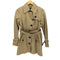バーバリーブルーレーベル BURBERRY BLUE LABEL 裏地ノバチェック Aライン トレンチコート レディース JPN:38