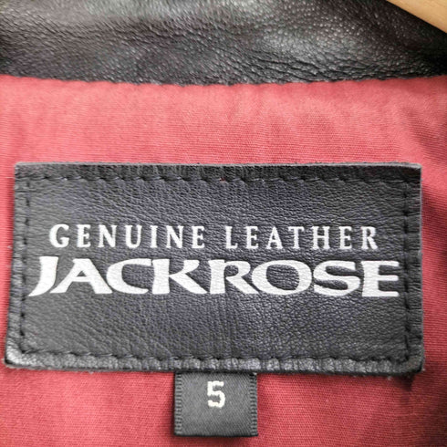 JACK ROSE シープレザー ダブルジップ ジャケット メンズ import:S
