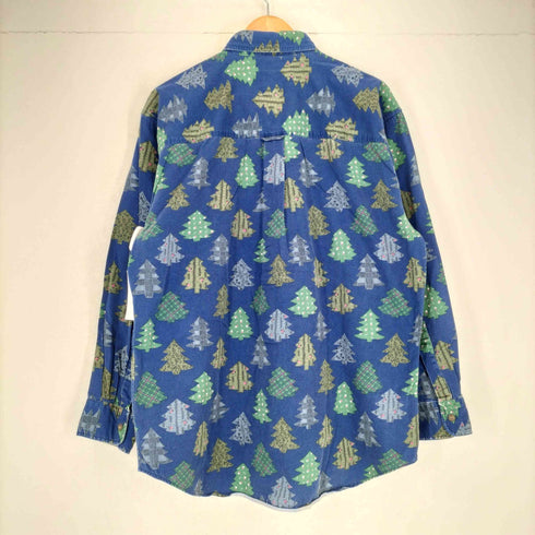 チャップスラルフローレン CHAPS RALPH LAUREN 80s- ツリーデザインBDシャツ メンズ L