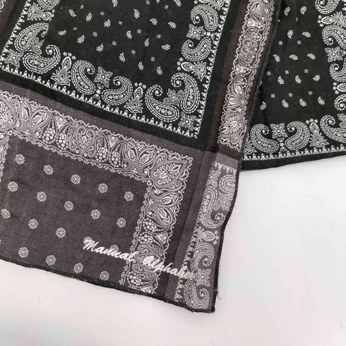 マニュアルアルファベット MANUAL ALPHABET パッチワーク バンダナ メンズ