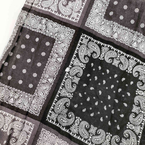 マニュアルアルファベット MANUAL ALPHABET パッチワーク バンダナ メンズ