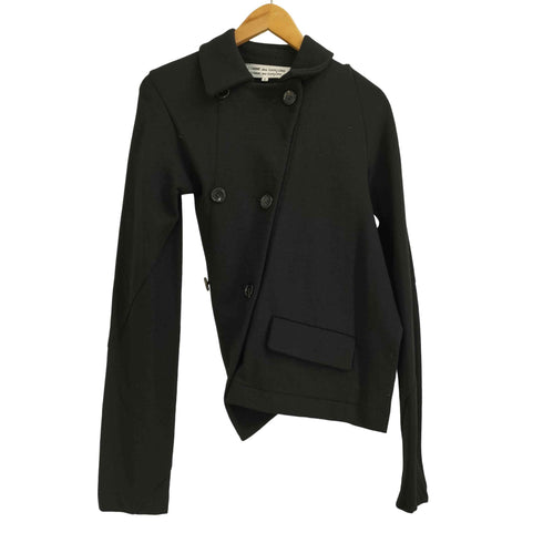 コムデギャルソンコムデギャルソン COMME des GARCONS COMME des GARCONS AD2006 アシンメトリー ねじれ加工 ダブル ウールジャケット レディース JPN:S