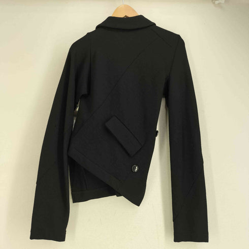 コムデギャルソンコムデギャルソン COMME des GARCONS COMME des GARCONS AD2006 アシンメトリー ねじれ加工 ダブル ウールジャケット レディース JPN:S