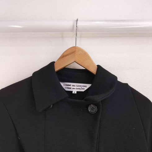 コムデギャルソンコムデギャルソン COMME des GARCONS COMME des GARCONS AD2006 アシンメトリー ねじれ加工 ダブル ウールジャケット レディース JPN:S