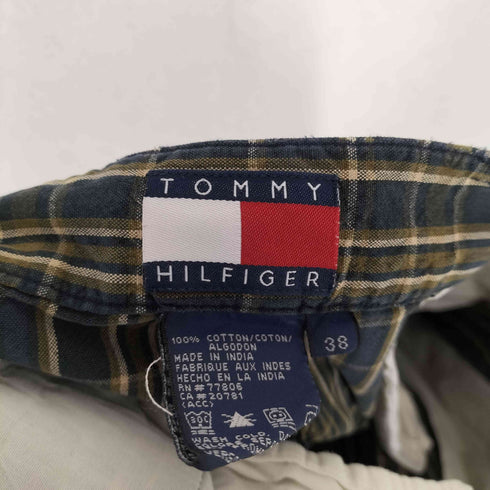 トミーヒルフィガー TOMMY HILFIGER チェック柄コットンショーツ メンズ 38