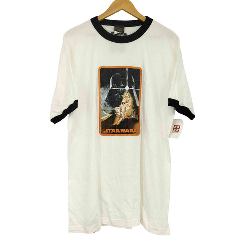 00S giantボディ ムービープリントリンガーTシャツ メンズ import:XL