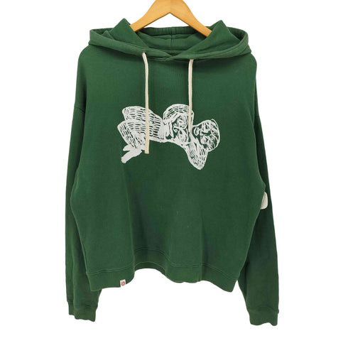 チャールズジェフリーラバーボーイ CHARLES JEFFREY LOVERBOY 23SS Kitsune Hoody Green メンズ import:M