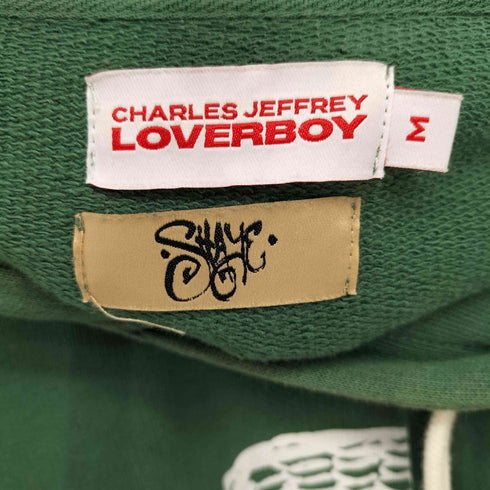 チャールズジェフリーラバーボーイ CHARLES JEFFREY LOVERBOY 23SS Kitsune Hoody Green メンズ import:M