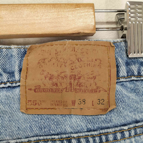 リーバイス Levis 550 80-90s ボタン裏520 USA製 ジップフライデニムパンツ メンズ W38L32