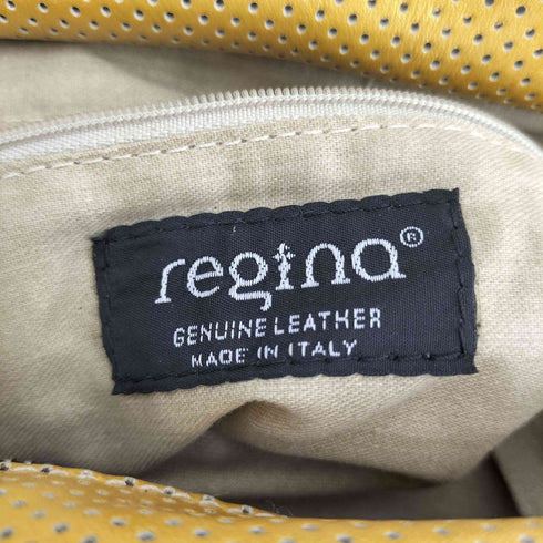 REGINA パンチングレザー ハンドバッグ Y2K レディース