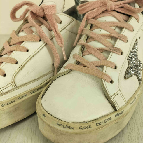 ゴールデングース GOLDEN GOOSE HI STAR ラメ加工 ローカットスニーカー レディース