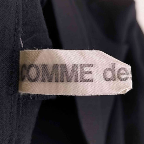 コムデギャルソン COMME des GARCONS ギャバジン 2タック アシンメトリー スカート パンツ レディース