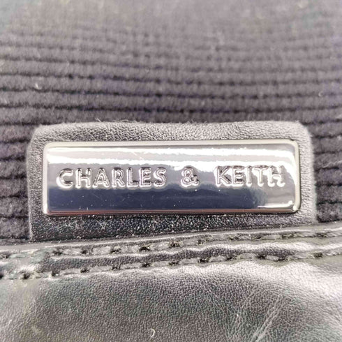 チャールズアンドキース CHARLES&KEITH ニット ソックス リッジッド ソール チェルシー ブーツ レディース 36