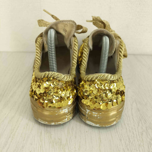 コンバース CONVERSE スパンコールラメ加工 オールスター ローカットスニーカー レディース JPN:23