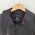 ラングラー Wrangler 70-80s デザイン ベルテッド レザー コート メンズ import:L