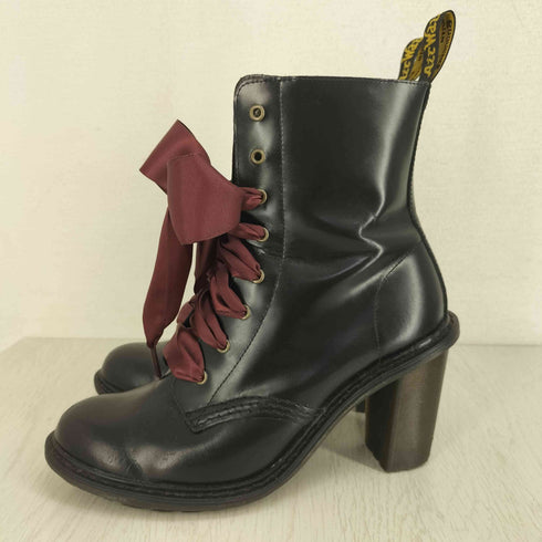 ドクターマーチン Dr.Martens SADEI リボン 8ホール レースアップ チャンキーヒールブーツ レディース US:4