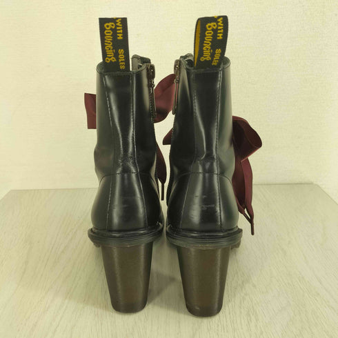 ドクターマーチン Dr.Martens SADEI リボン 8ホール レースアップ チャンキーヒールブーツ レディース US:4