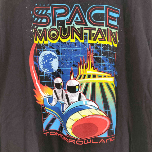 ヘインズ Hanes ホンジュラス製 SPACE MOUNTAIN プリント クルーネックTシャツ メンズ 2XL