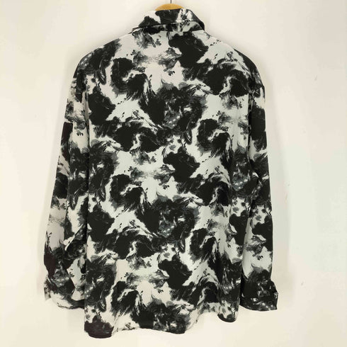 Shoowtime マーブルパターンレギュラーカラーシャツ メンズ JPN:XL