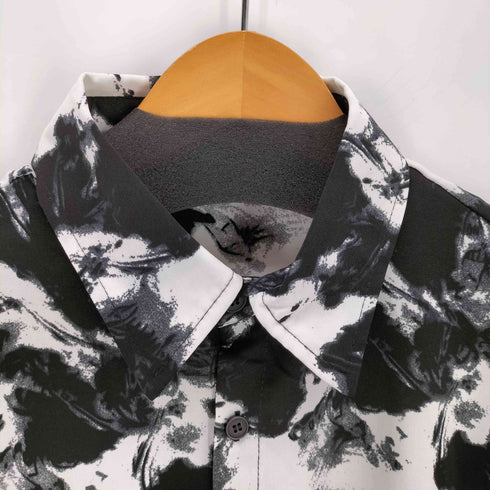 Shoowtime マーブルパターンレギュラーカラーシャツ メンズ JPN:XL