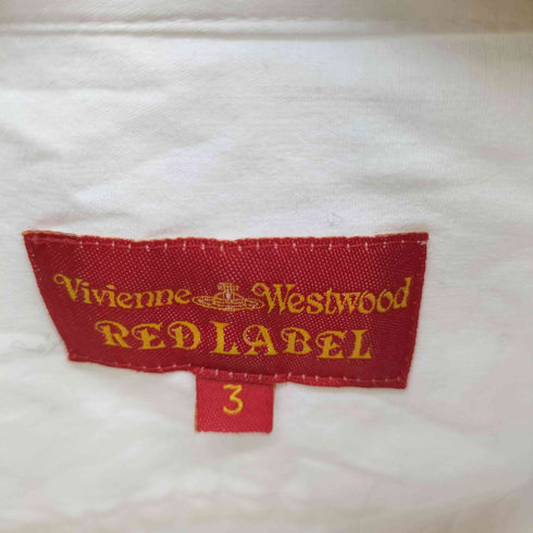 ヴィヴィアンウエストウッドレッドレーベル Vivienne Westwood RED LABEL 刺繍ロゴ ボタンデザインシャツ レディース 3