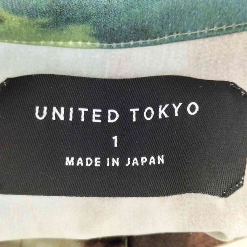 ユナイテッドトウキョウ UNITED TOKYO マーブルプリントブラウス レディース 1