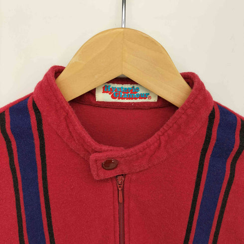 ヒステリックグラマー HYSTERIC GLAMOUR 90s Y2K 初期タグ パイル地 シングル ライダースジャケット サイクルジャージ メンズ FREE
