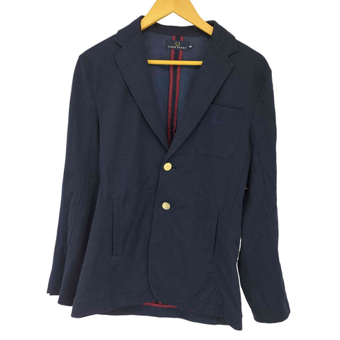 フレッドペリー FRED PERRY 月桂樹ロゴ サイドライン 金ボタン テーラードジャケット メンズ JPN:M