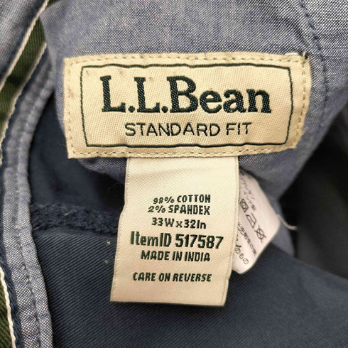 エルエルビーン L.L.Bean STANDARD FIT LAKEWASHED PANT レイクウォッシュ チノ パンツ メンズ 33X32