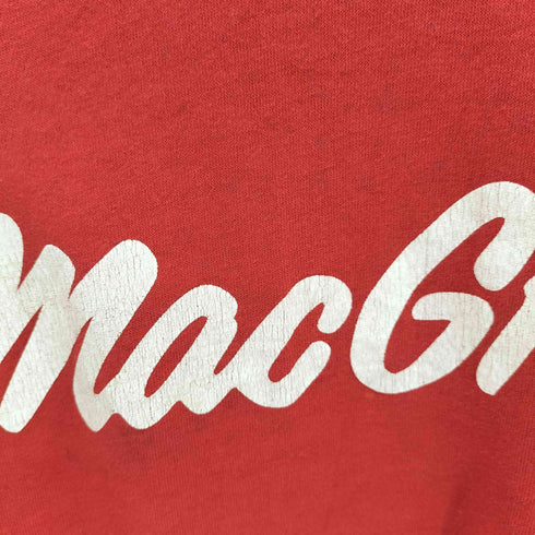 70-80S USA製 sports wearボディ MacGregor プリント S/S クルーネック Tシャツ ポリ コットン メンズ import:L