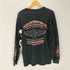 ハーレーダビッドソン HARLEY-DAVIDSON 00S USA製 両面 プリント ファイヤーパターン L/S クルーネック Tシャツ メンズ import:M