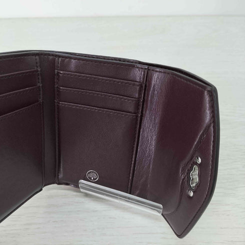 マルベリー Mulberry ダーリー フォールデッド マルチカード ウォレット クリンクル加工 三つ折り財布 レディース