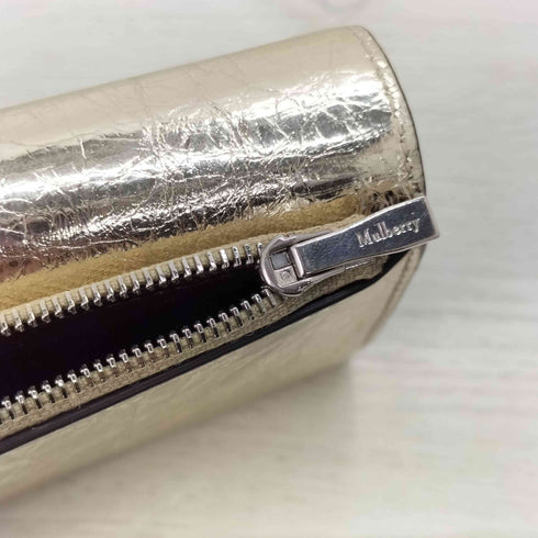 マルベリー Mulberry ダーリー フォールデッド マルチカード ウォレット クリンクル加工 三つ折り財布 レディース