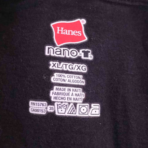 ヘインズ Hanes NORTH AMERICAN TOUR 2016 ロックバンド 両面プリント クルーネックTシャツ メンズ JPN:XL