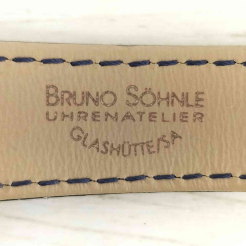 Bruno Sohnle ブルーノ ゾンレー STUTTGRT AUTOMATIK レザーストラップ メンズ