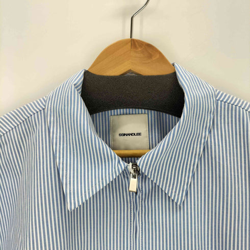 SSINANDLEE ダブルジップストライプブルゾン メンズ import:M