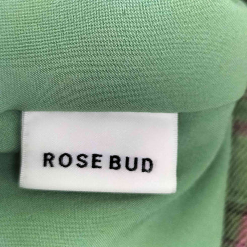 ローズバッド ROSE BUD ダブルタックチェックパンツ レディース FREE