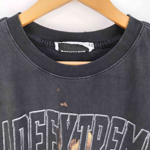 メイド エクストリーム MADE EXTREME ダメージ加工 エイリアン プリント クルーネック Tシャツ メンズ import:XXL